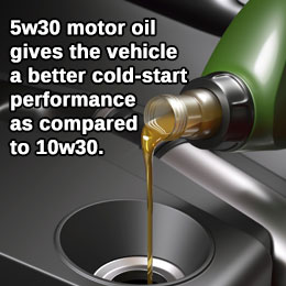 Difference Between 10w30 and 5w30 Motor Oil