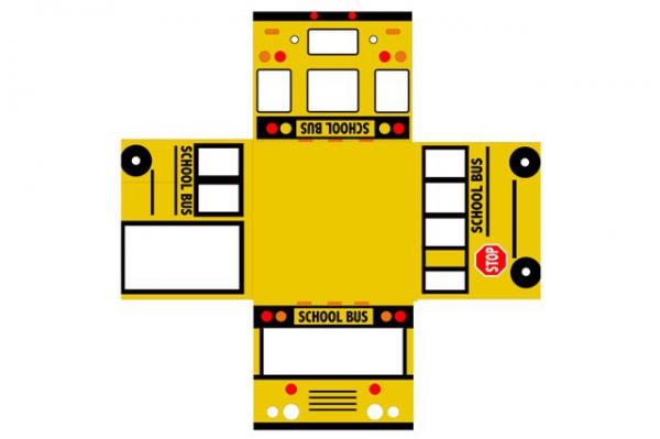 
Create a Fun School Bus Playhouse for Kids Using a Card Table	